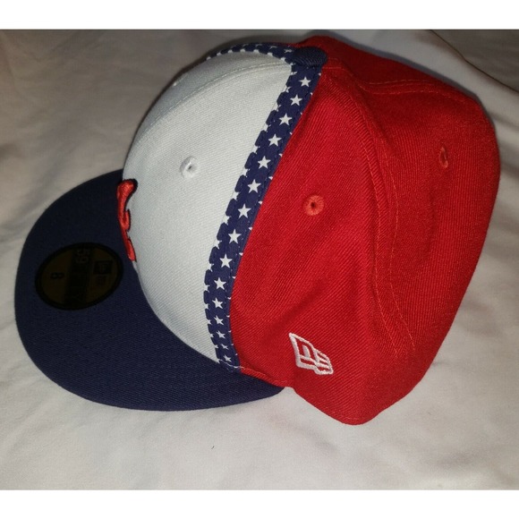 New Era Team Taped Liberty Atlanta Braves‎ New Era 59FIFTY Fitted Hat Size 8 - Picture 3 of 4